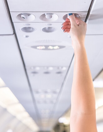 ostomy pouch can balloon while travelling by plane